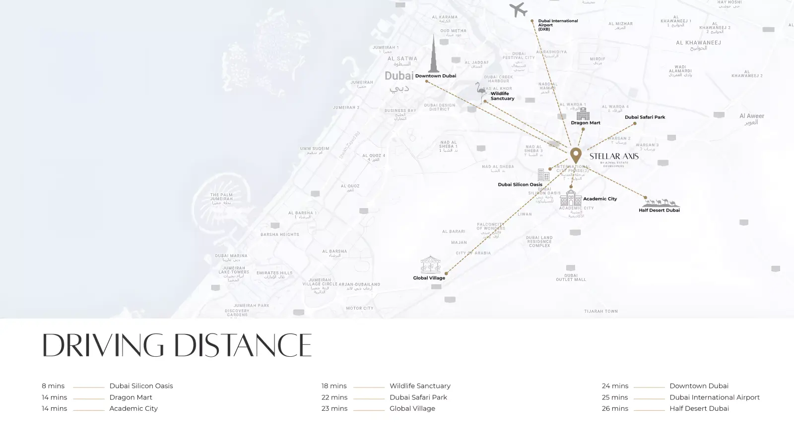Stellar Axis masterplan, International City Phase 2