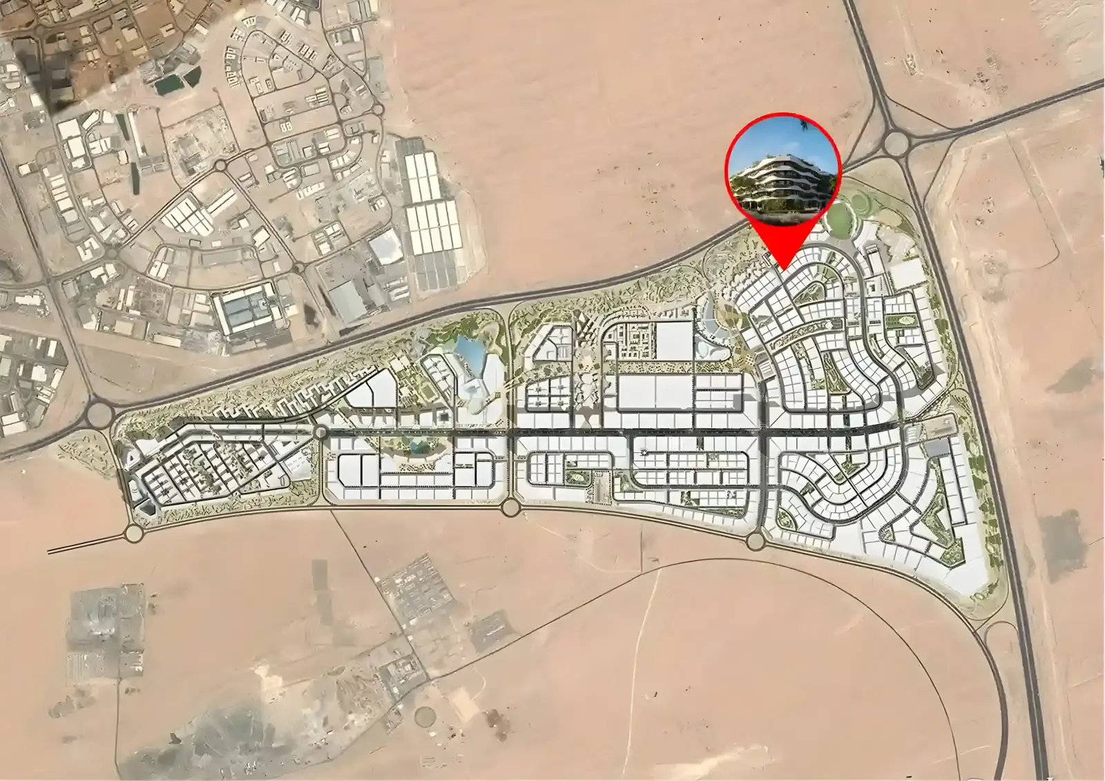 Oasis Residences masterplan, Dubai South (Dubai World Central)