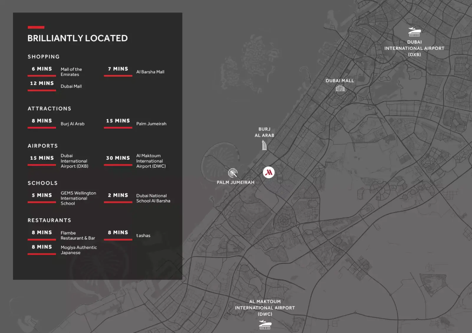 Marriott Residences Sheikh Zayed Road masterplan, Al Barsha