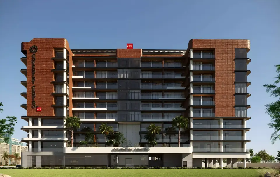 GFS Developers 开发的 Coventry Centro,位于 Dubai Industrial City