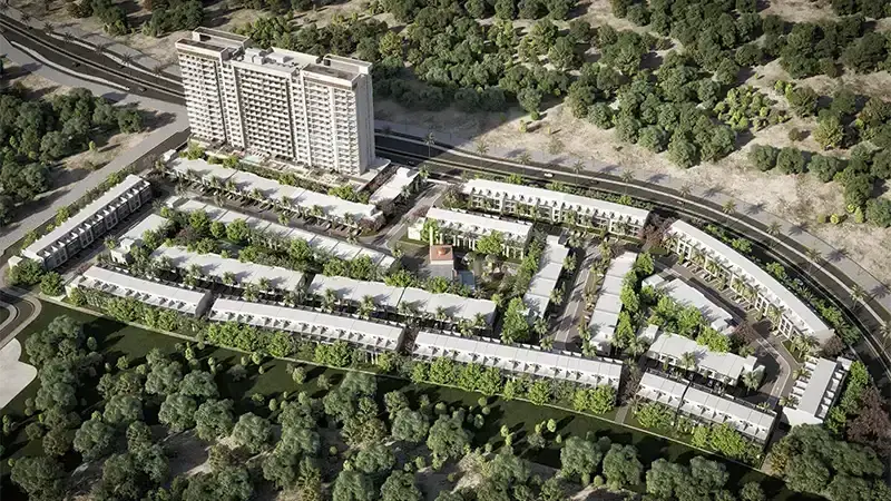 Reportage Real Estate 开发的 Verdana Empire，位于 Dubai Investment Park (DIP)