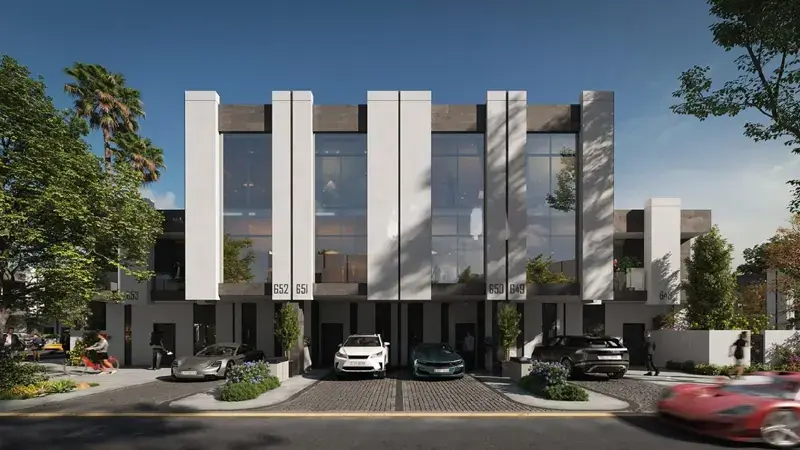 Bianca Townhouses by Reportage Real Estate in Dubai Land