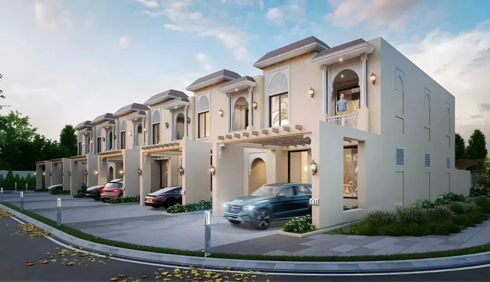 Purvanchal Townhouse by Purvanchal Developers in Al Furjan