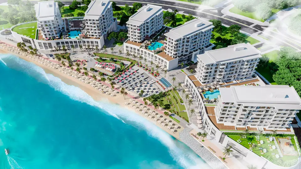 Blue Pearls At Bluebay Walk by Ajmal Makan in Sharjah Waterfront City