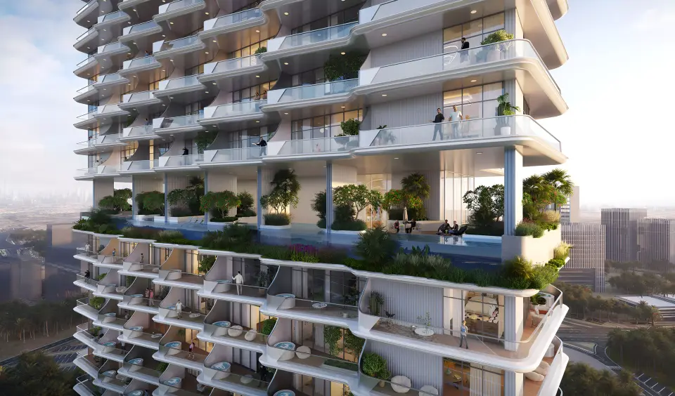 Cove Living Residence by Imtiaz Developments in Dubai Land Residence Complex