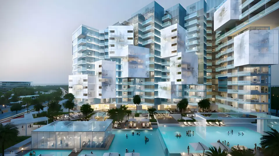 Ice Beach by Major Developers in Al Marjan Island