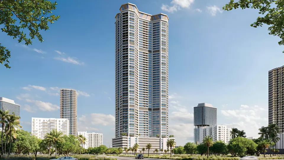 GJ Real Estate 开发的 Infinity Tower，位于 Al Humaid City