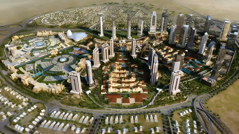 Neo Place by Arabian Gulf Properties in Dubai Land Residence Complex