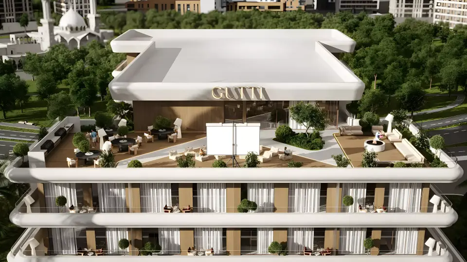 Veona by Gutti Development in Dubai Land Residence Complex