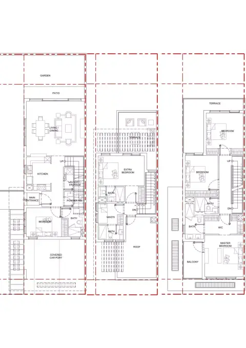 Bahamas: Floor plan Type 1, 2,829 sq ft