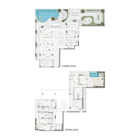 Fairmont Residences Solara Tower: Type E, 19,637 sq ft 户型图