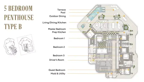 One Sankari: Floor plan Type A