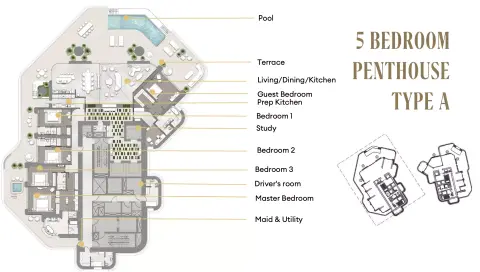 One Sankari: Floor plan Type A