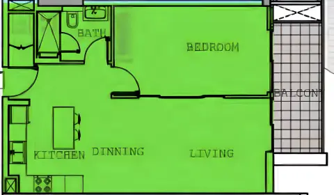 The Vyne Residence: Floor plan Type 1