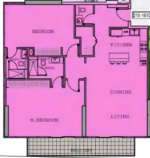 The Vyne Residence: Floor plan Type 1