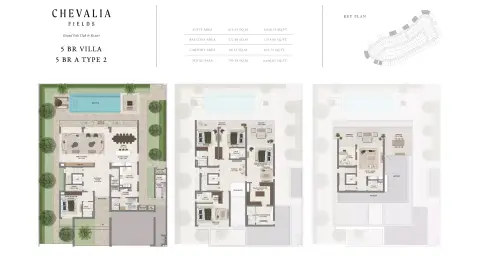 Grand Polo Club and Resort: Floor plan Type 2, 8,606 sq ft