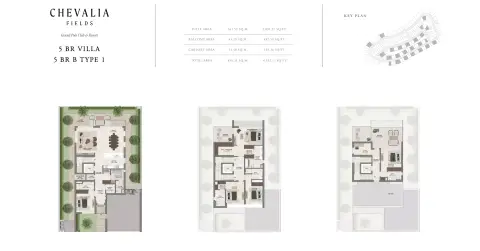 Grand Polo Club and Resort: Floor plan Type 3, 4,932 sq ft
