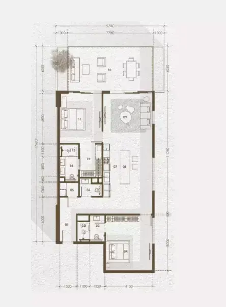 Mag Keturah Reserve: Floor plan Type A, 1,726 sq ft