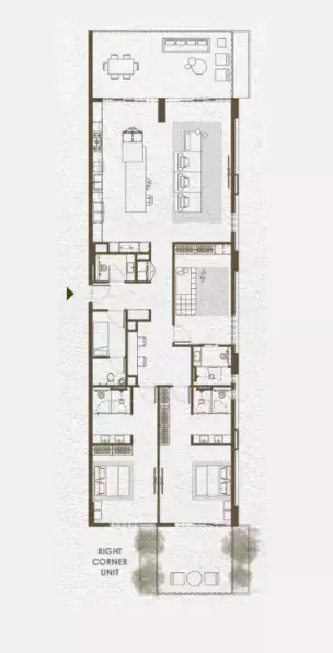 Mag Keturah Reserve: Floor plan Type A, 2,876 sq ft