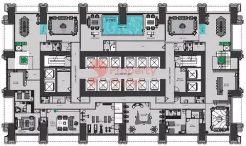 Burj Binghatti Jacob & Co: Floor plan Type The Billionaire Sky, 22,469 sq ft