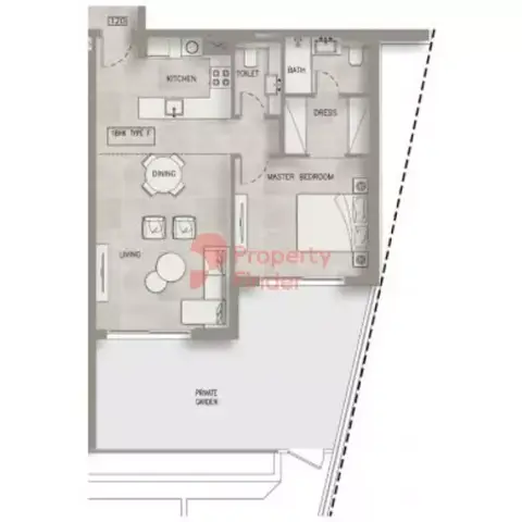Oxford Terraces: Floor plan Type F