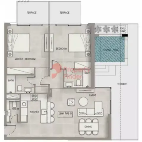Oxford Terraces: Floor plan Type D