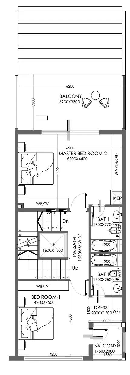 Marwa Homes Phase 4: Plattegrond Type A