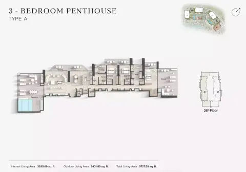 Eltiera Views: Floor plan Type A, 5,727 sq ft