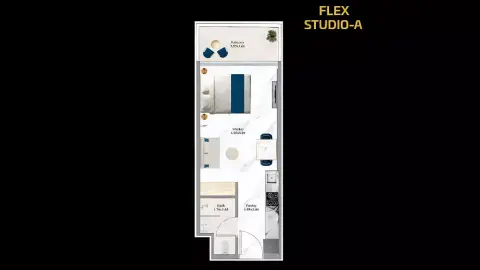 Aspirz Tower: Floor plan Type A