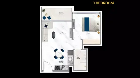 Aspirz Tower: Floor plan Type A
