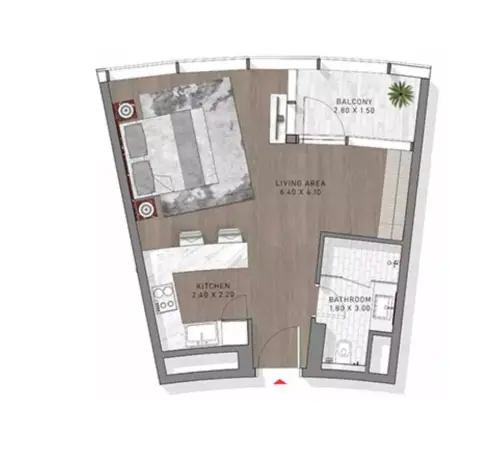 Safa Two: Floor plan Type 3