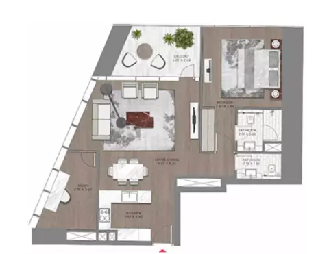 Safa Two: Floor plan Type 8