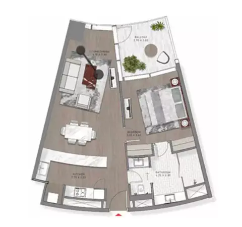 Safa Two: Floor plan Type 9