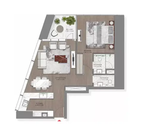 Safa Two: Floor plan Type 7