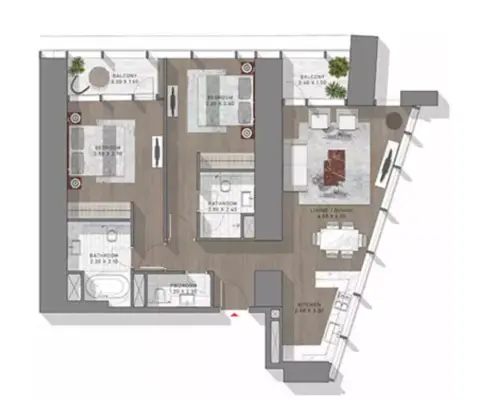 Safa Two: Floor plan Type 9