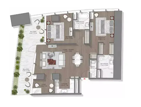 Safa Two: Floor plan Type 23