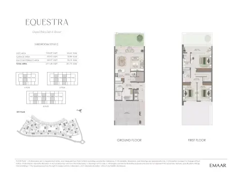Grand Polo Club and Resort: Floor plan Type C, 2,171 sq ft