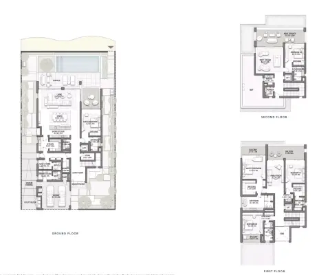 Palm Jebel Ali Frond B: Floor plan Type A, 7,940 sq ft