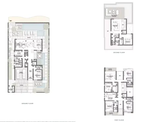 Palm Jebel Ali Frond B: Floor plan Type A, 7,307 sq ft