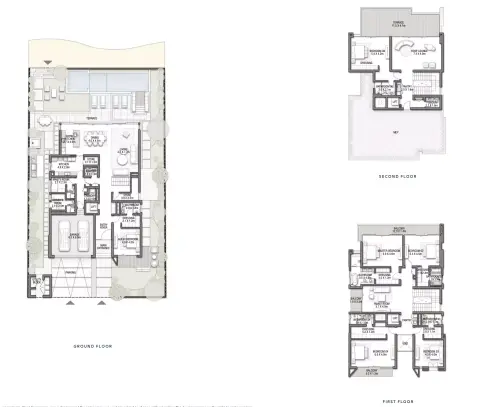 Palm Jebel Ali Frond B: Floor plan Type B, 7,722 sq ft