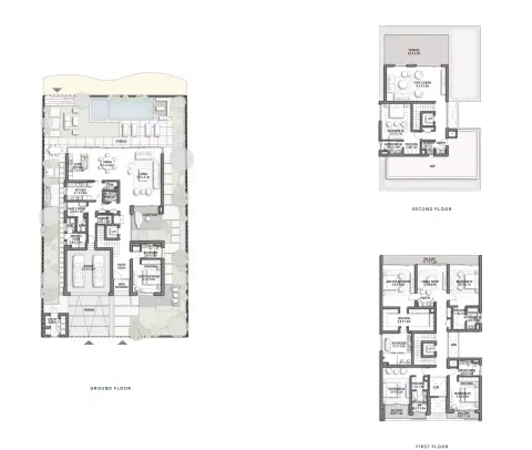 Palm Jebel Ali Frond B: Floor plan Type C, 7,676 sq ft