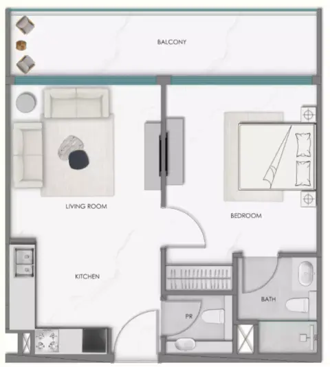 Samana Hills South: Floor plan Type 3