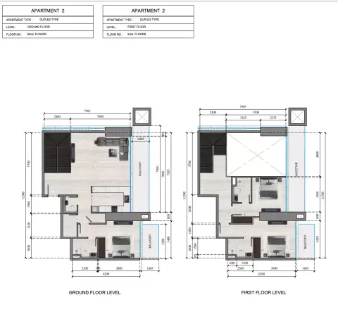 Auresta Tower: Floor plan Type 2