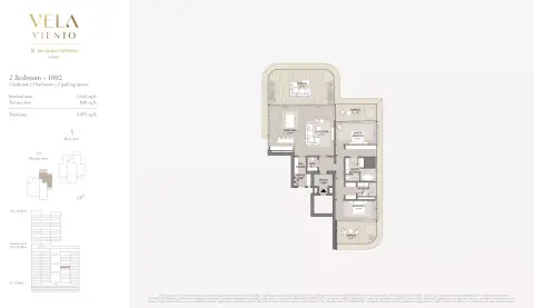 Vela Viento: Floor plan Type 1002, 2,852 sq ft