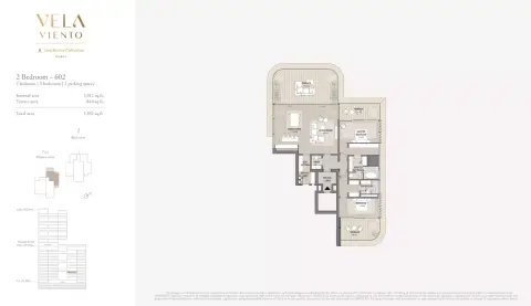 Vela Viento: Floor plan Type 602, 2,852 sq ft
