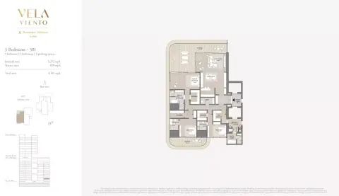 Vela Viento: Floor plan Type 301, 4,101 sq ft