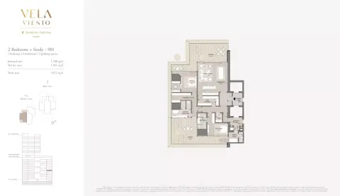 Vela Viento: Floor plan Type 901, 3,972 sq ft