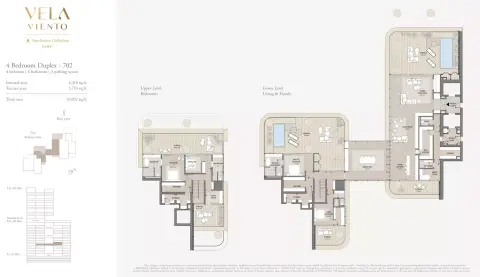 Vela Viento: Floor plan Type 702, 10,032 sq ft