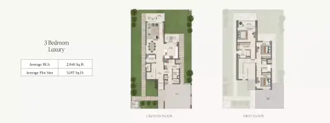 Grand Polo Club and Resort: Floor plan 3-BD Luxury, 2,948 sq ft