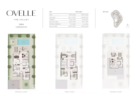 Ovelle: Floor plan Type V-7, 4,355 sq ft
